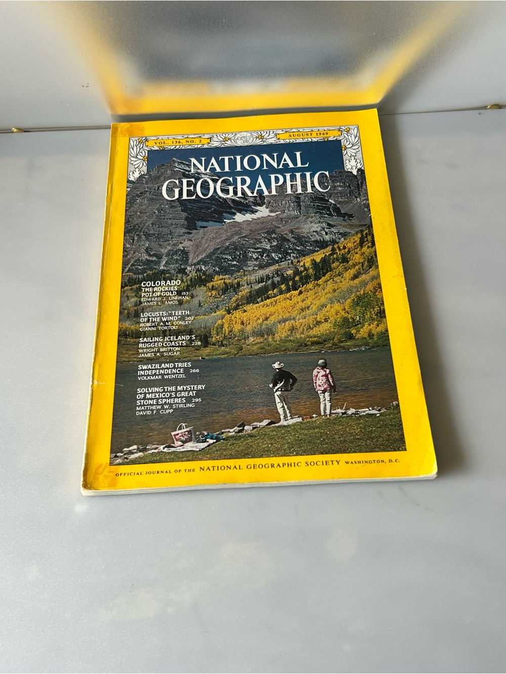 August 1969 issue of National Geographic magazine